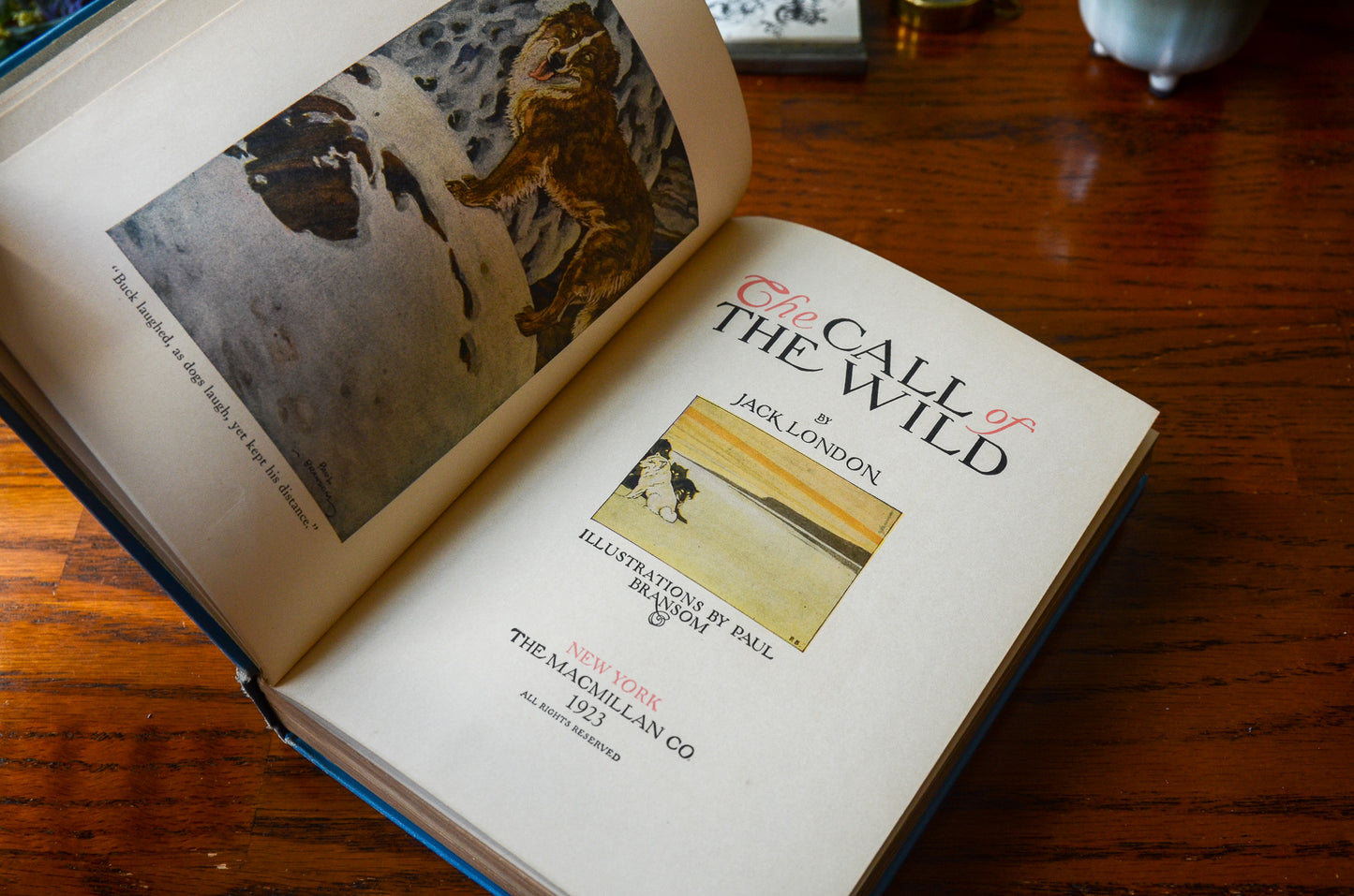 The Call of the Wild by Jack London / Illustrated by Paul Bransom / 1923