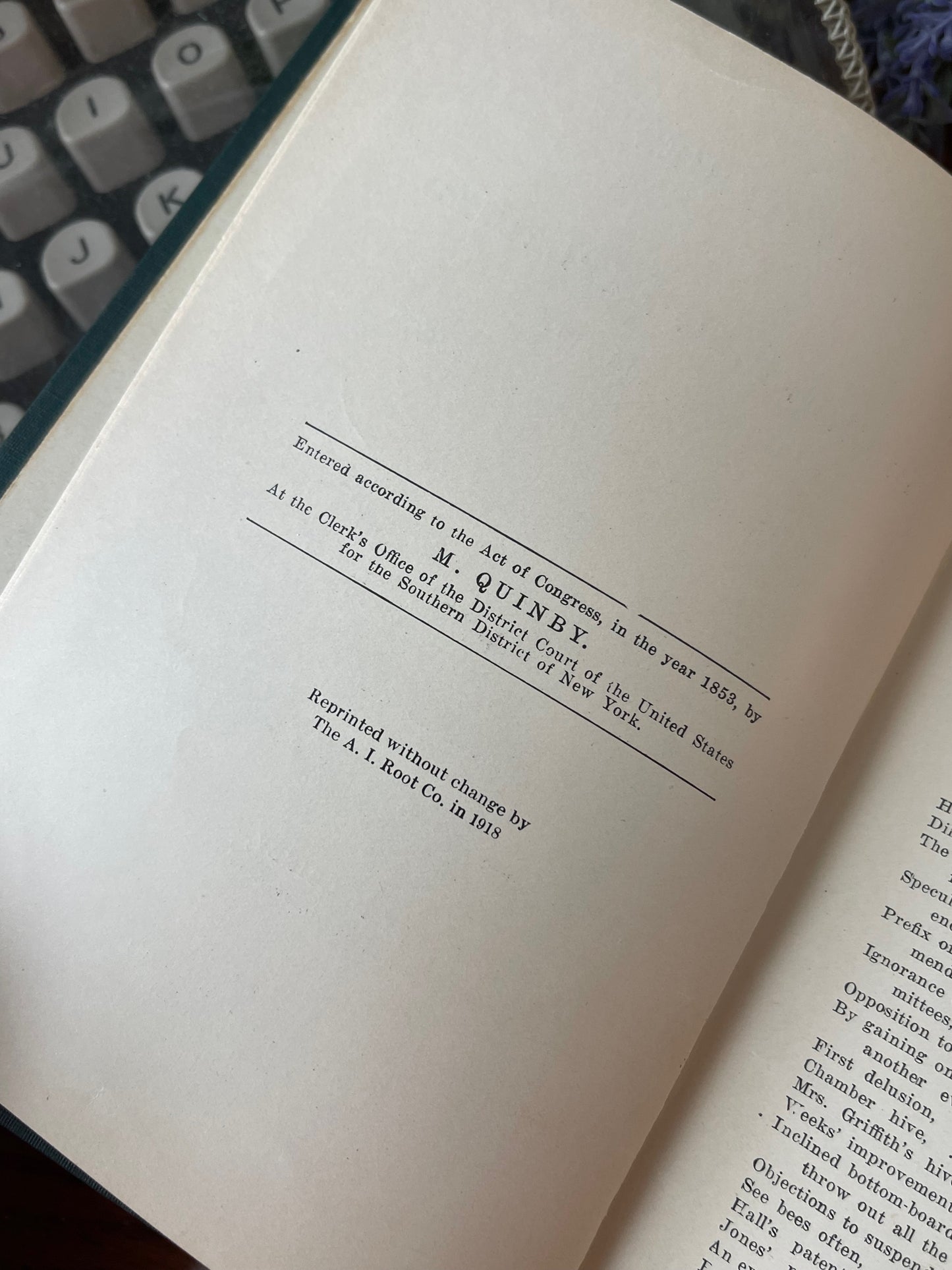 Mysteries Of Beekeeping Explained / 1918 - Precious Cache