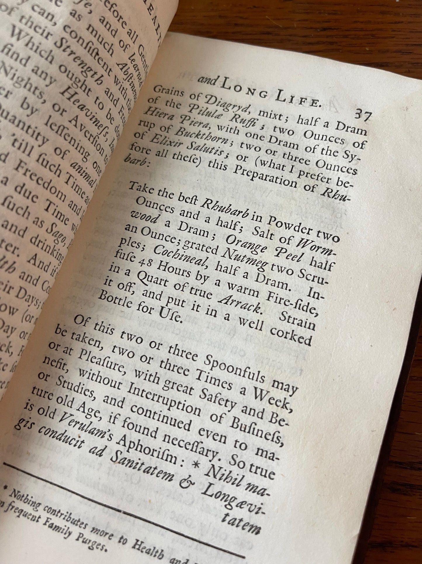 An Essay Of Health And Long Life / 1725 - Precious Cache