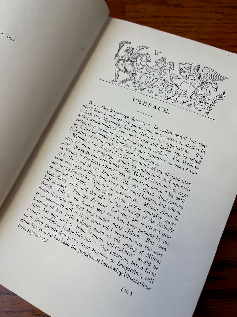 The Age of Fable on the Beauties of Mythology /1935