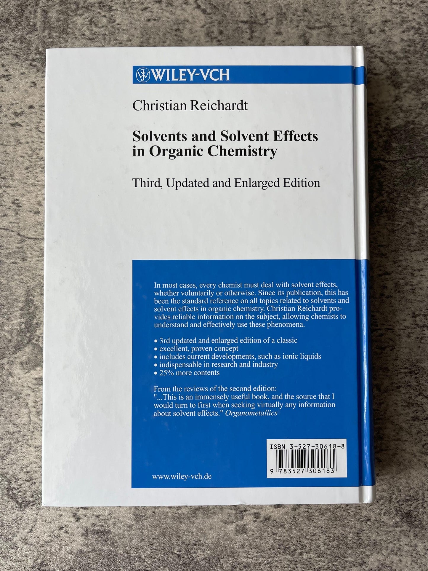 Solvents and Solvent Effects in Organic Chemistry / 2005 - Precious Cache