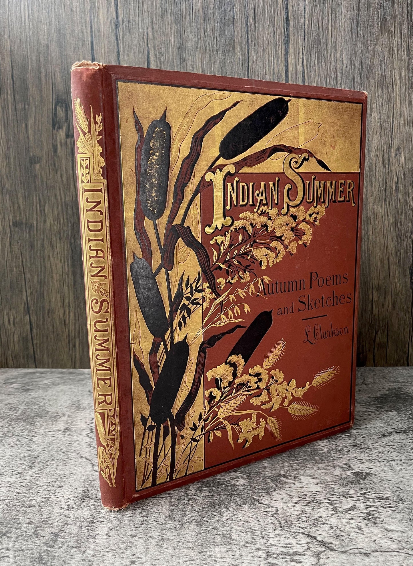 Indian Summer Autumn Poems and Sketches / First Edition / 1881 - Precious Cache