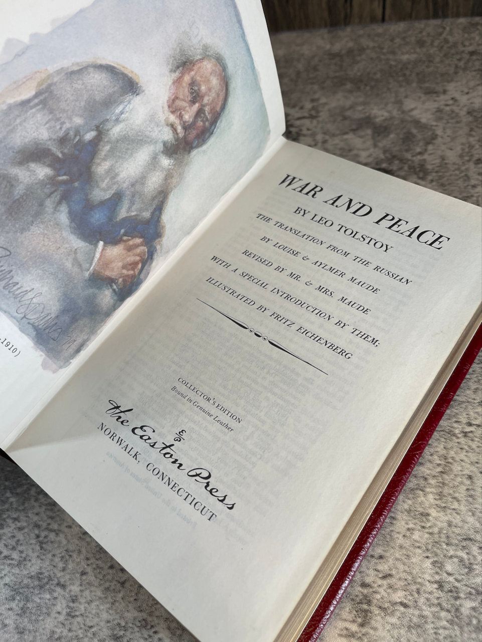 War & Peace / The Easton Press / 100 Greatest Books / 1981 - Precious Cache