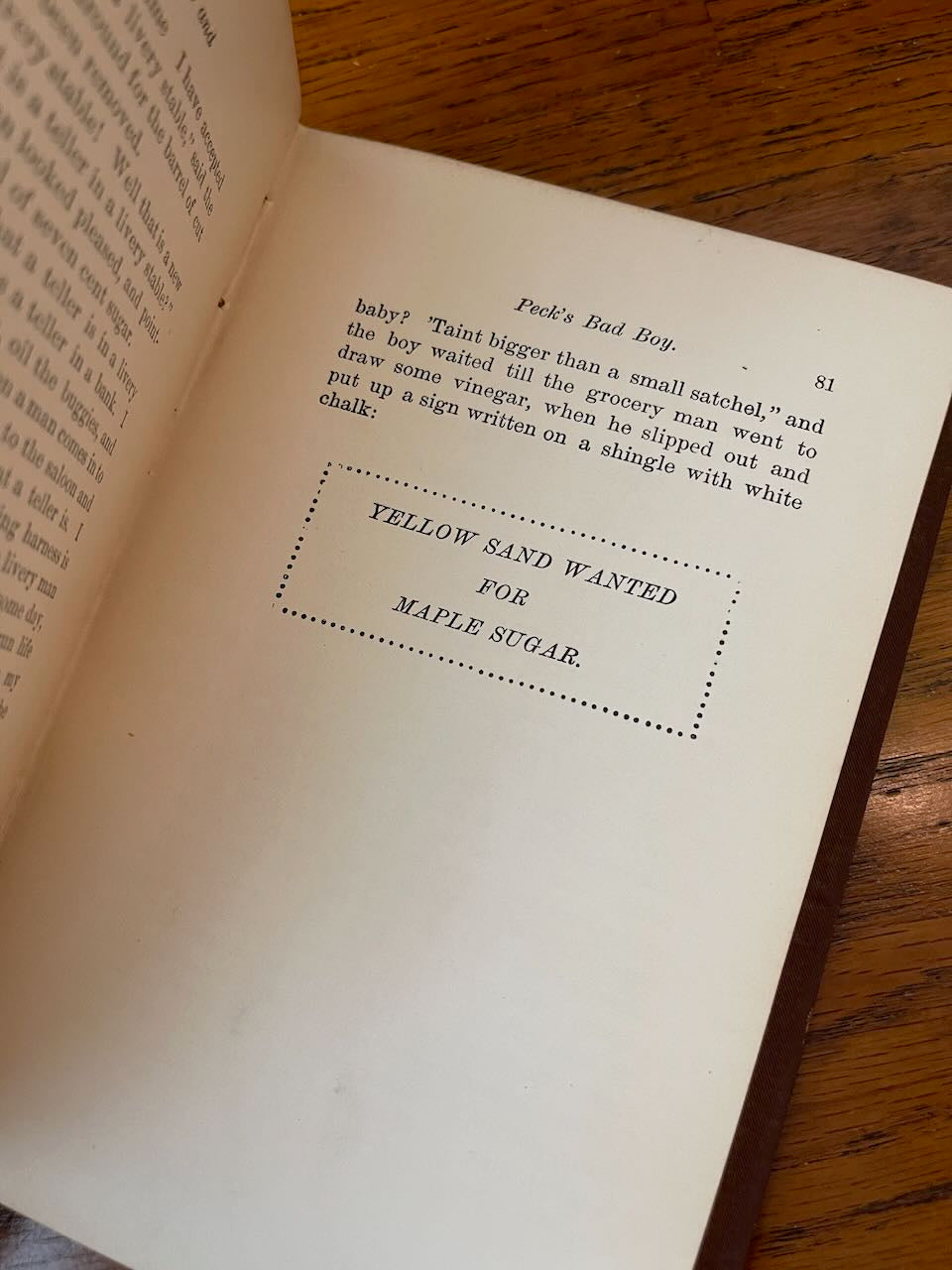 Peck's / Bad Boy and his Pa. Parts 1 & 2 / Boss Book / ca. 1890 - Precious Cache