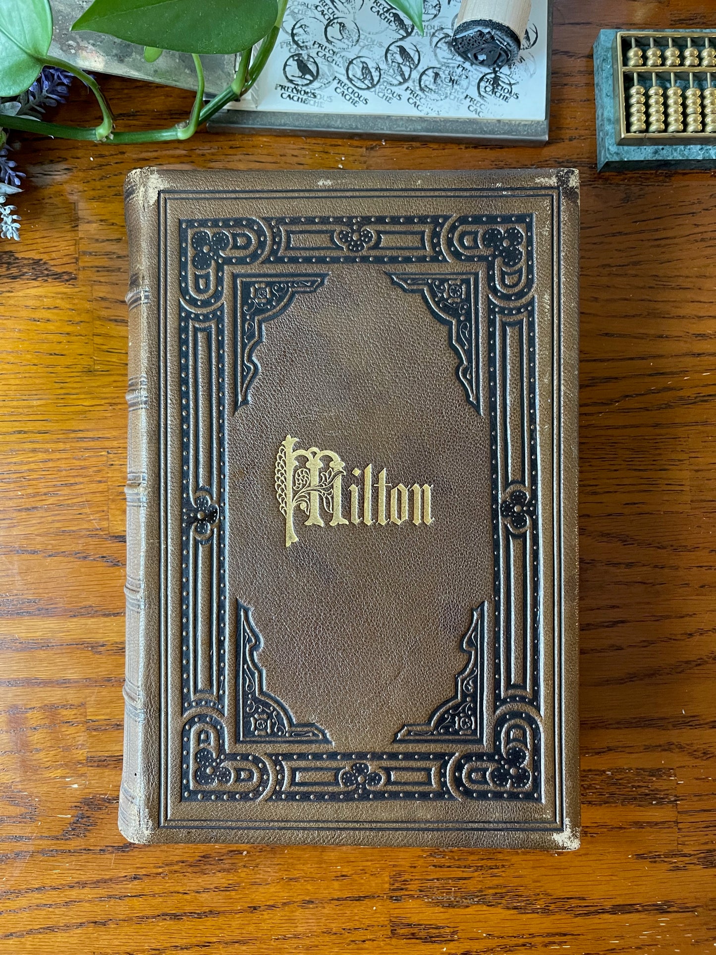 Paradise Lost / Leather Binding / 1868 - Precious Cache