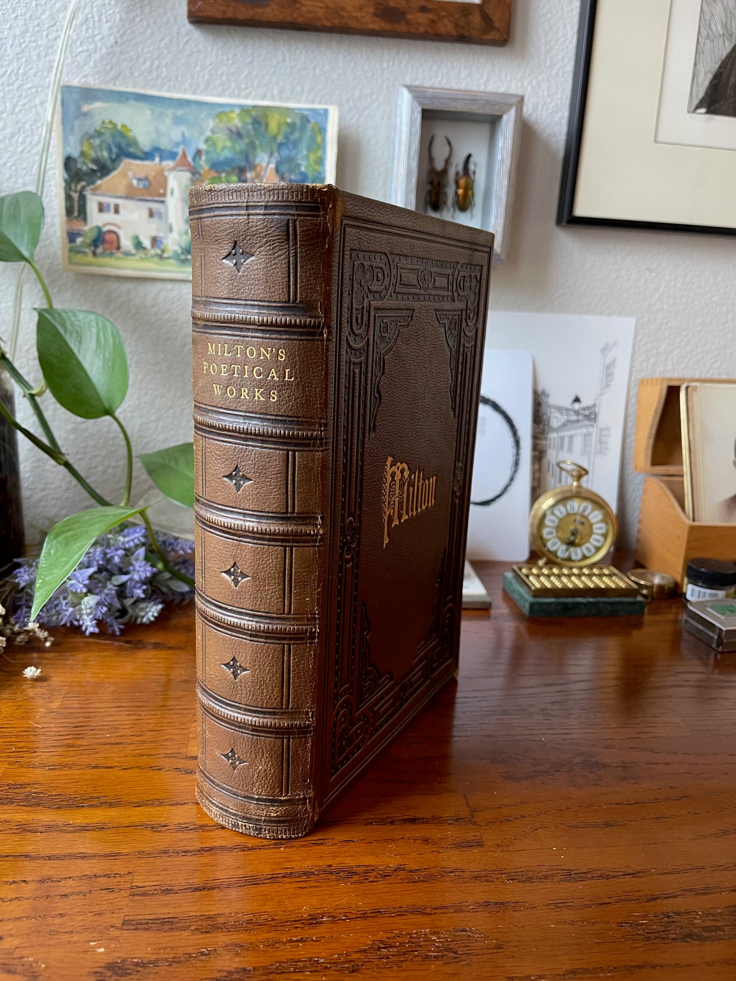 Paradise Lost / Leather Binding / 1868 - Precious Cache