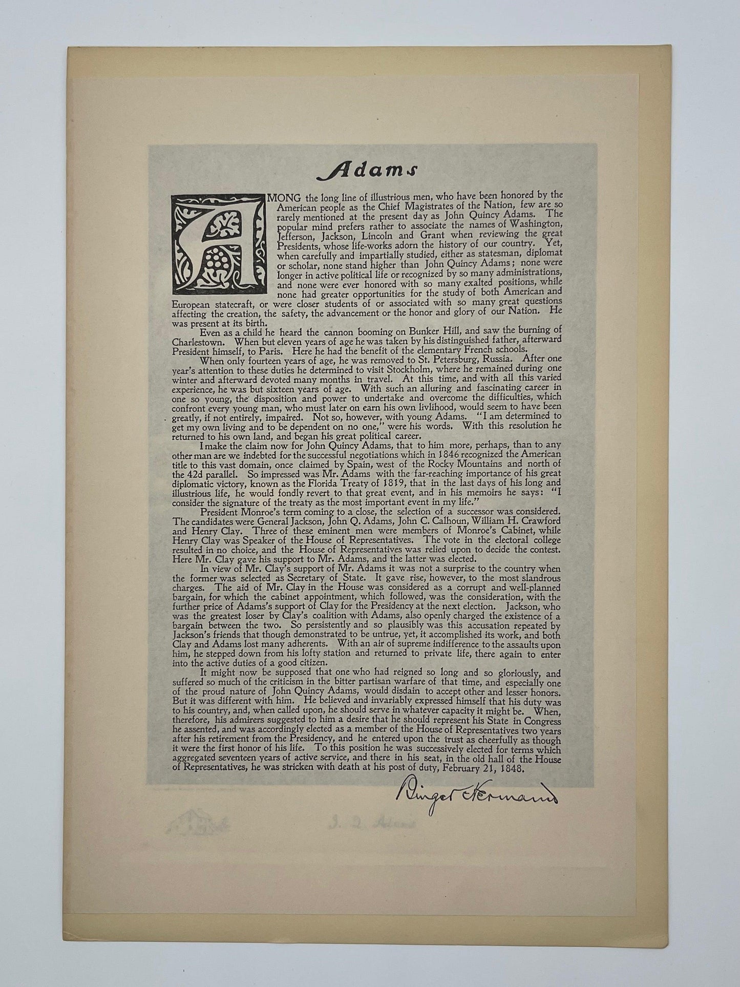 Official Portraits of Our Presidents / 1912 - Precious Cache