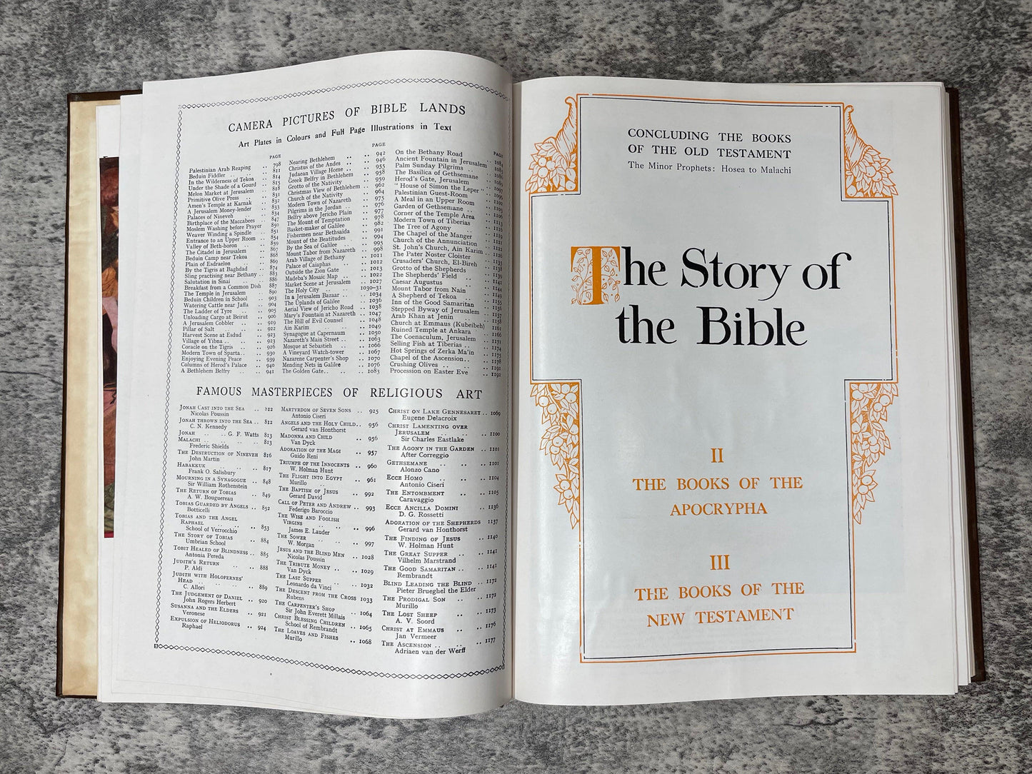 The Story of the Bible Told by Living Writers of Authority / 4 Volume Set / 1952 - Precious Cache