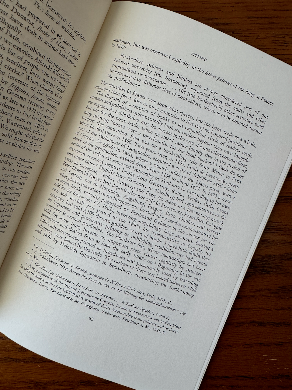 Printing, Selling, and Reading 1450-1550