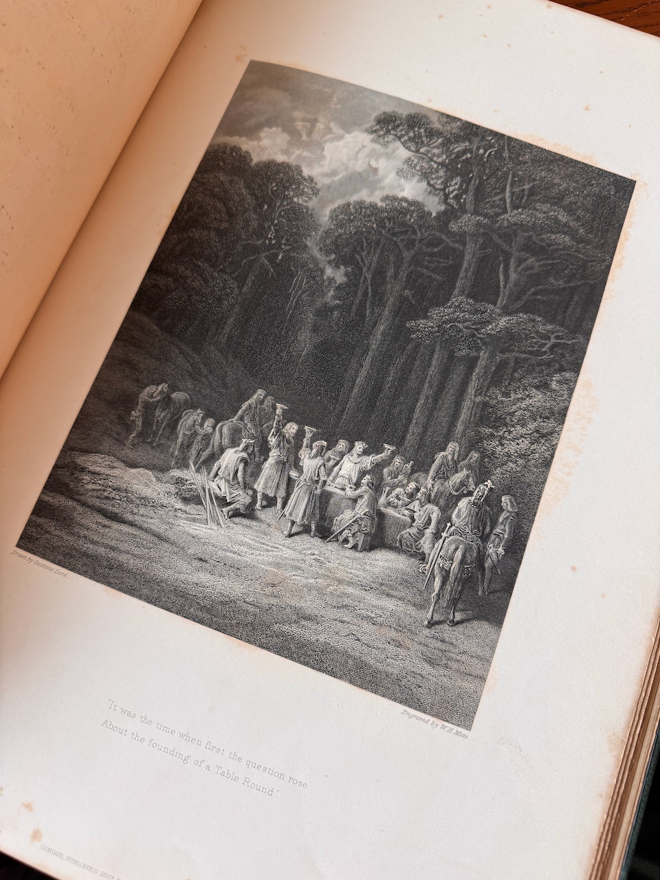 Vivien by Alfred Tennyson / Illustrated by Gustave Doré / 1867