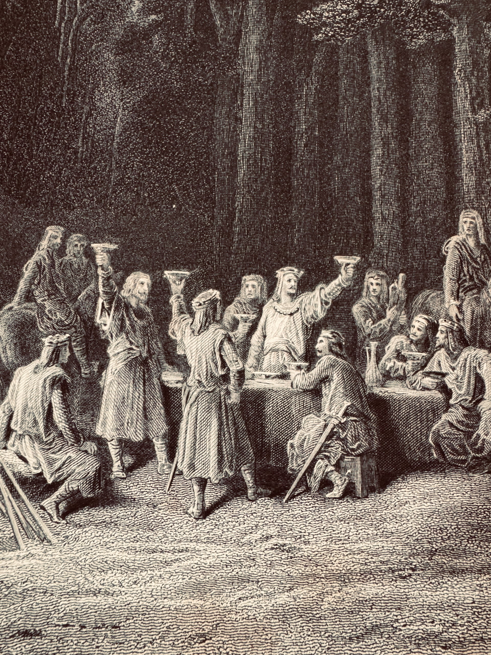 Vivien by Alfred Tennyson / Illustrated by Gustave Doré / 1867