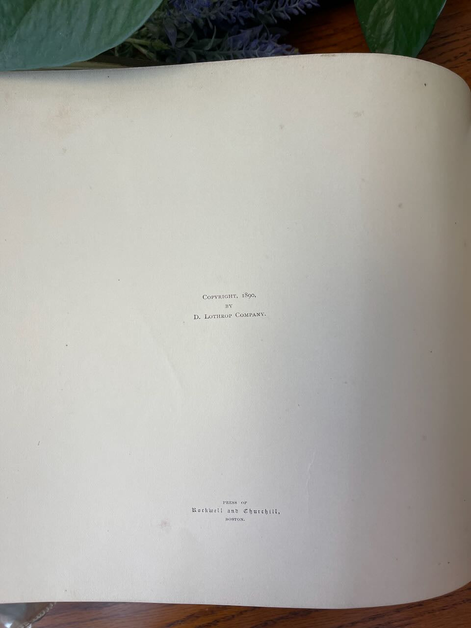 The Poet's Year / 1890