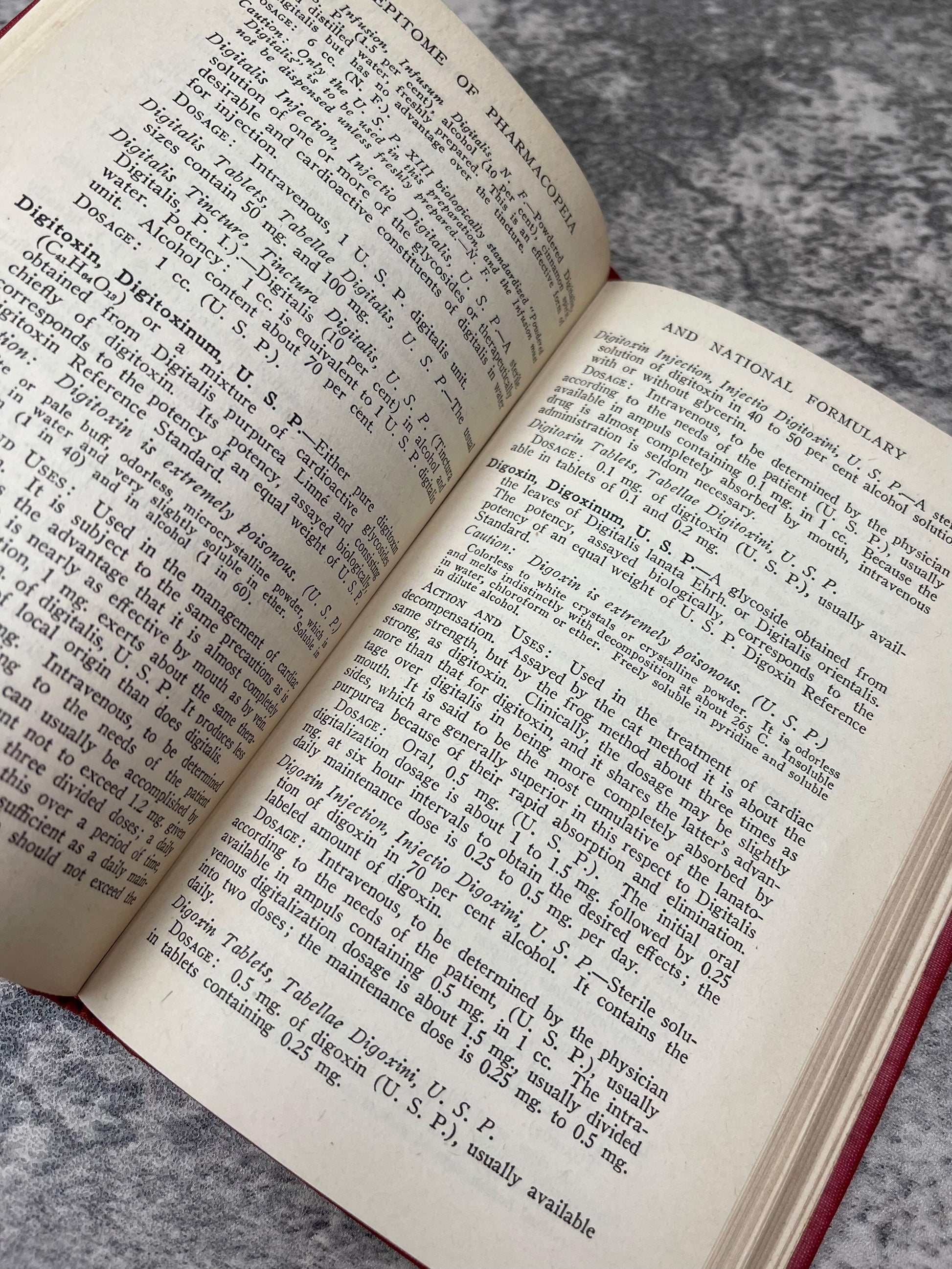 Epitome of The Pharmacopeia and National Formulary / 1947 - Precious Cache