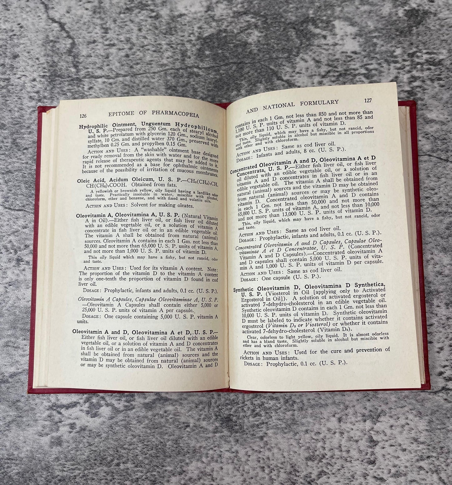 Epitome of The Pharmacopeia and National Formulary / 1947 - Precious Cache