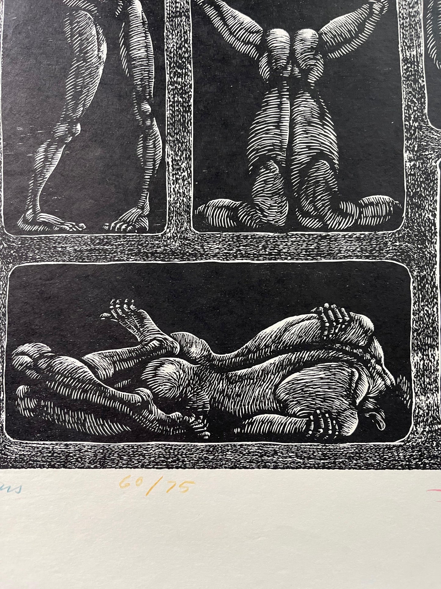Fritz Eichenberg / The Seven Deadly Sins / Signed Engraving / c1960 - Precious Cache