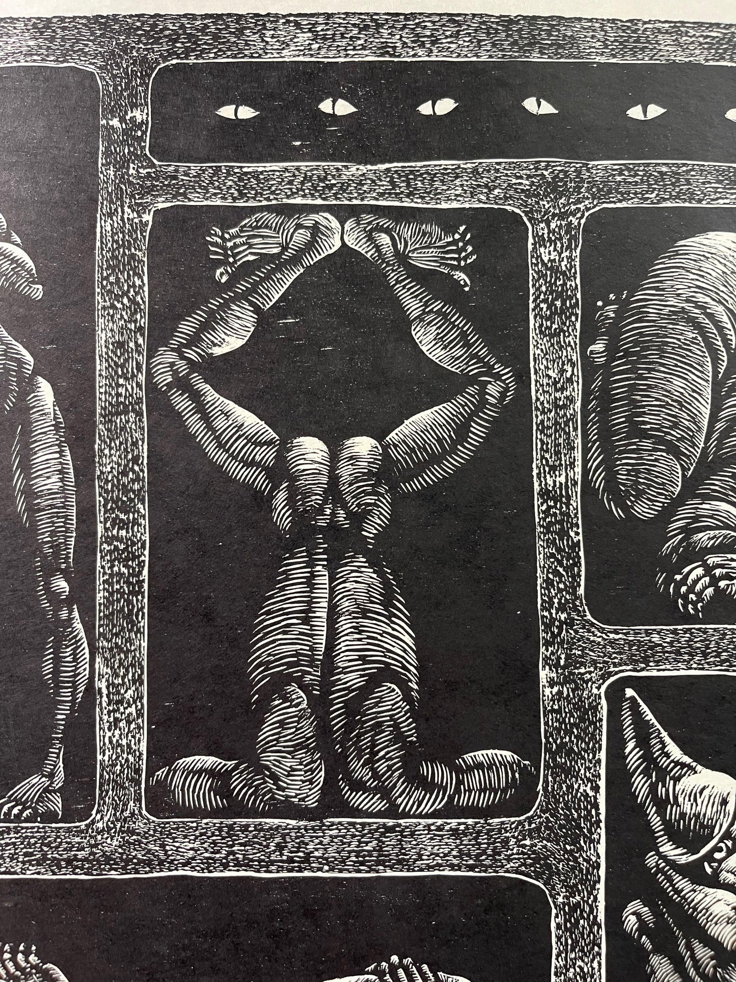 Fritz Eichenberg / The Seven Deadly Sins / Signed Engraving / c1960 - Precious Cache