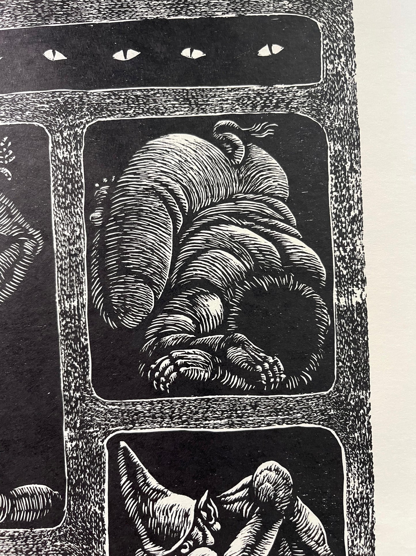 Fritz Eichenberg / The Seven Deadly Sins / Signed Engraving / c1960 - Precious Cache