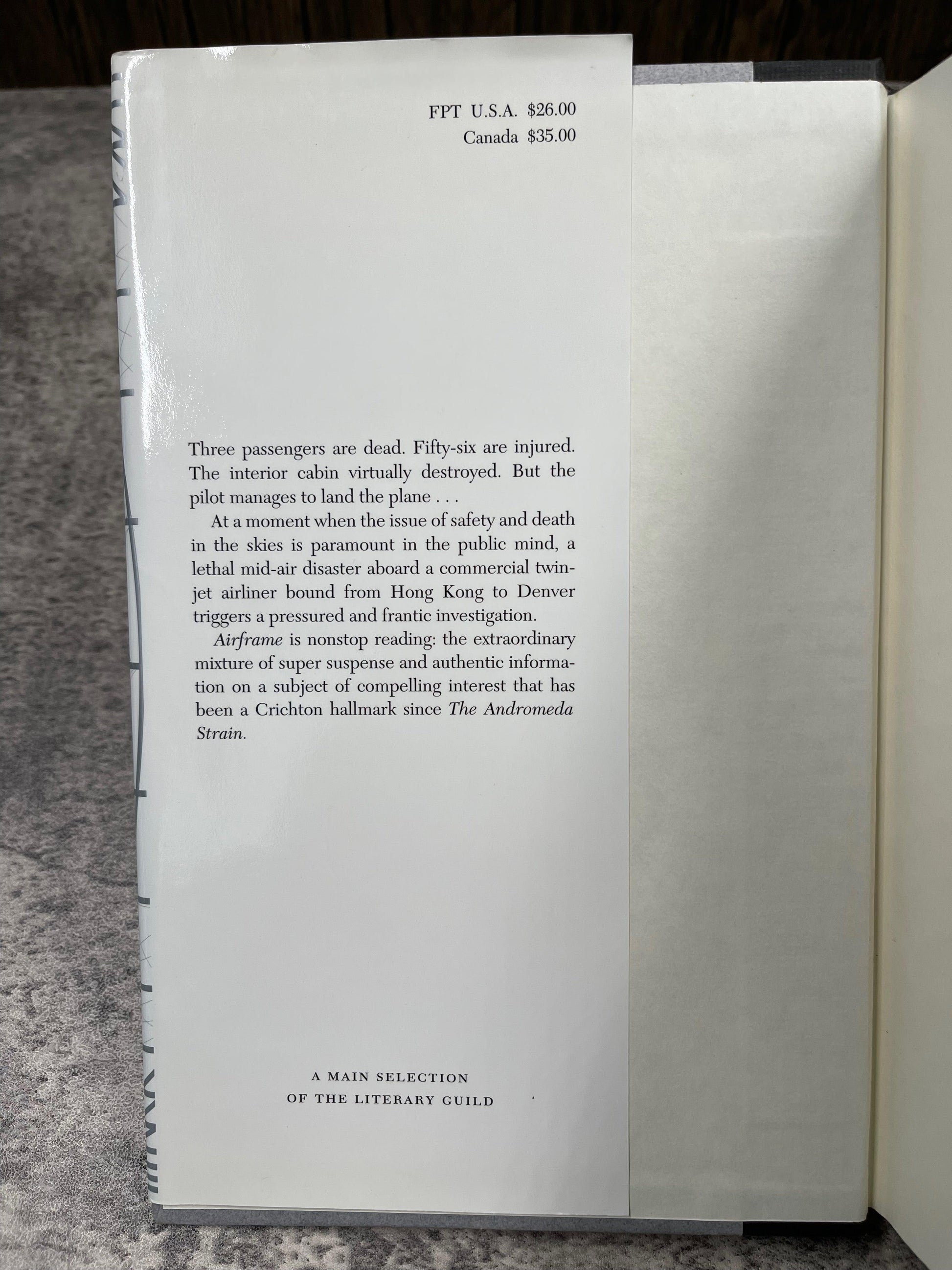 Airframe / First Trade Edition / 1996 - Precious Cache