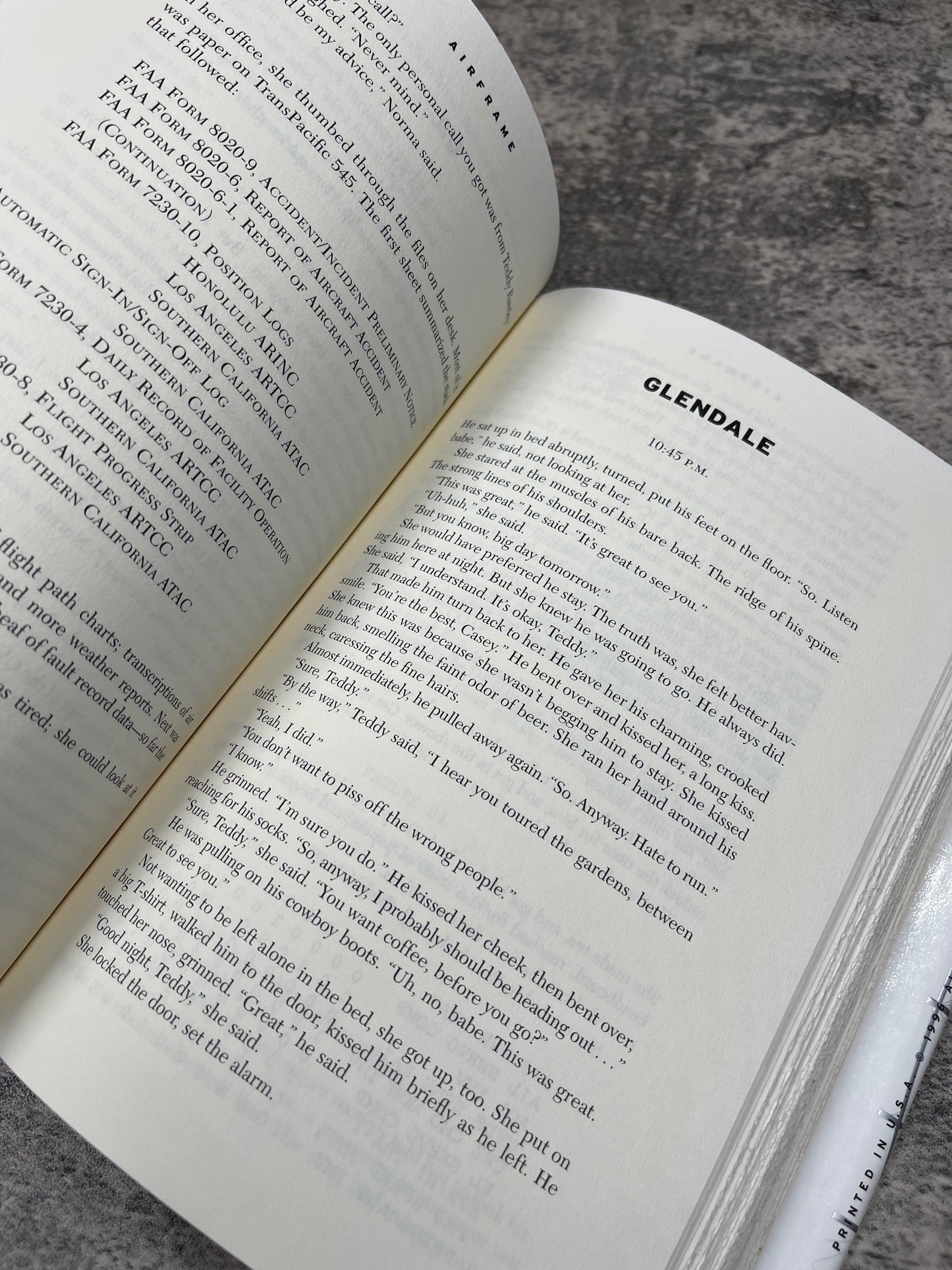 Airframe / First Trade Edition / 1996 - Precious Cache