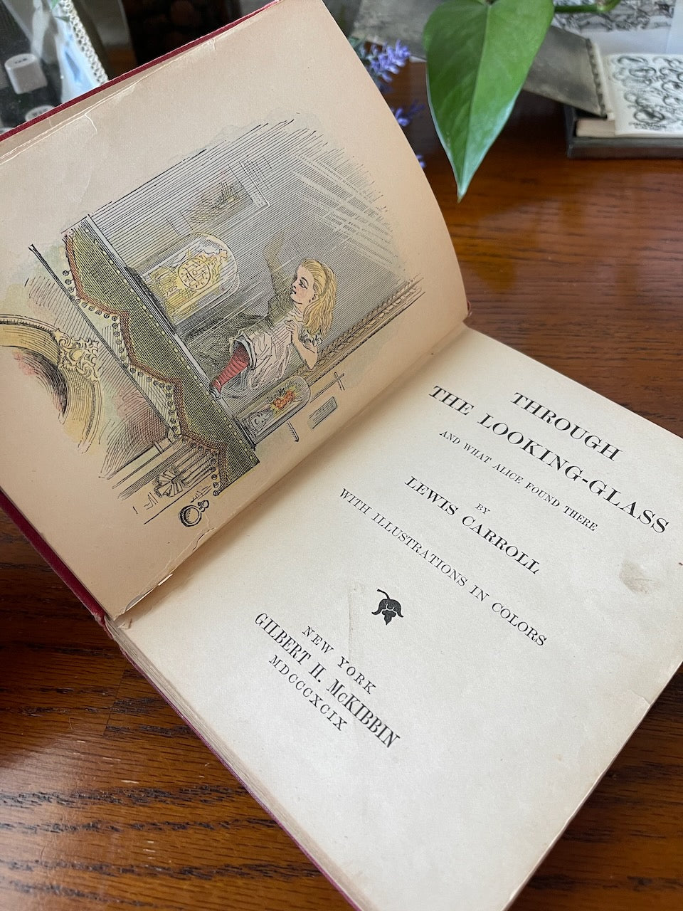 Through the Looking-Glass / 43 color illustrations / 1899 - Precious Cache