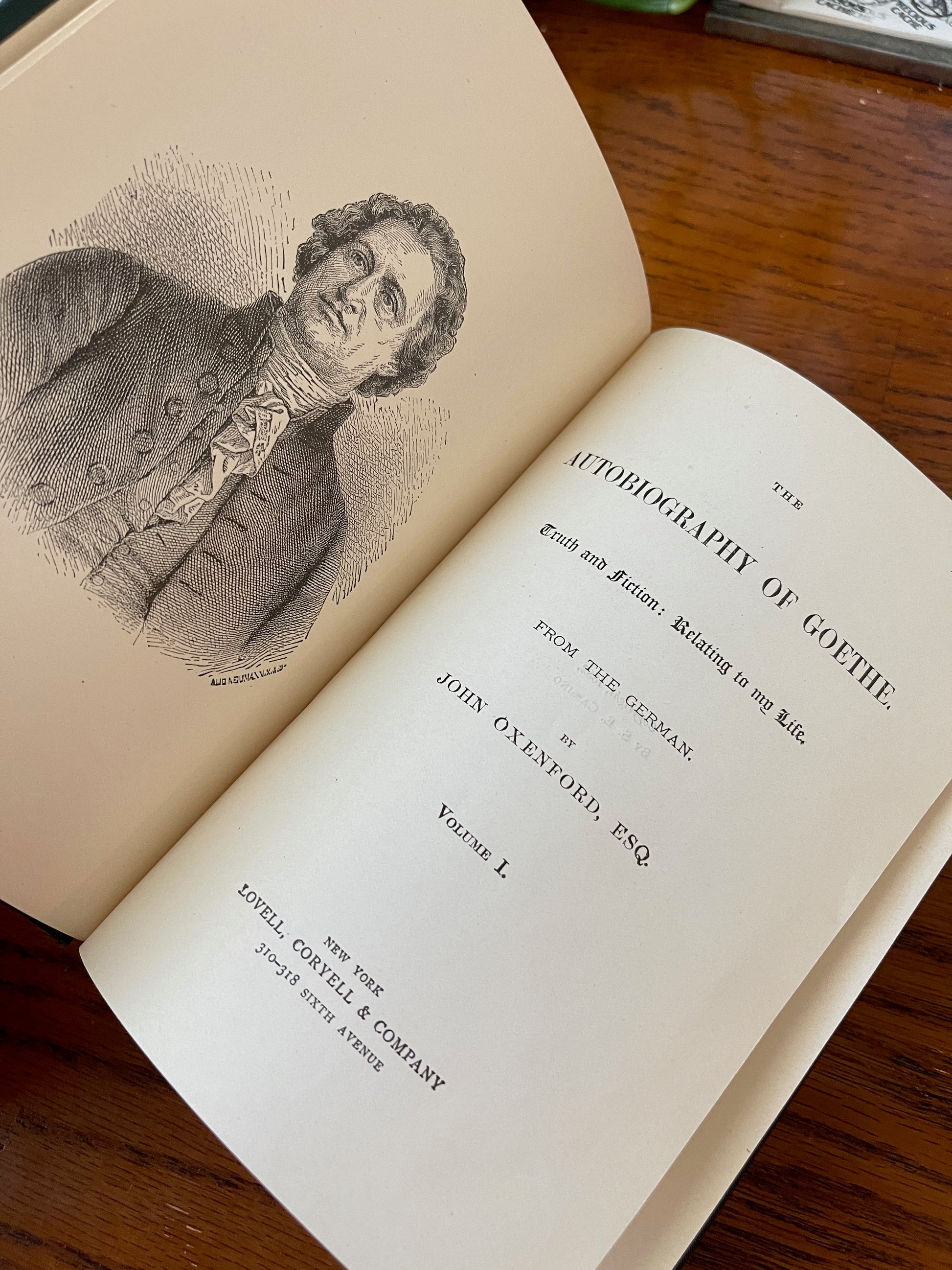 The works of Johann Wolfgang Von Goethe / 5 Volumes / 1882 - Precious Cache