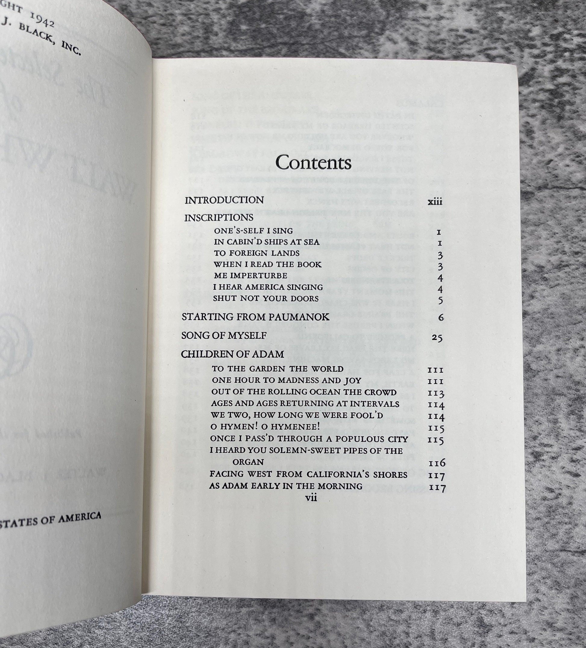 The Selected Poems of Walt Whitman - Precious Cache