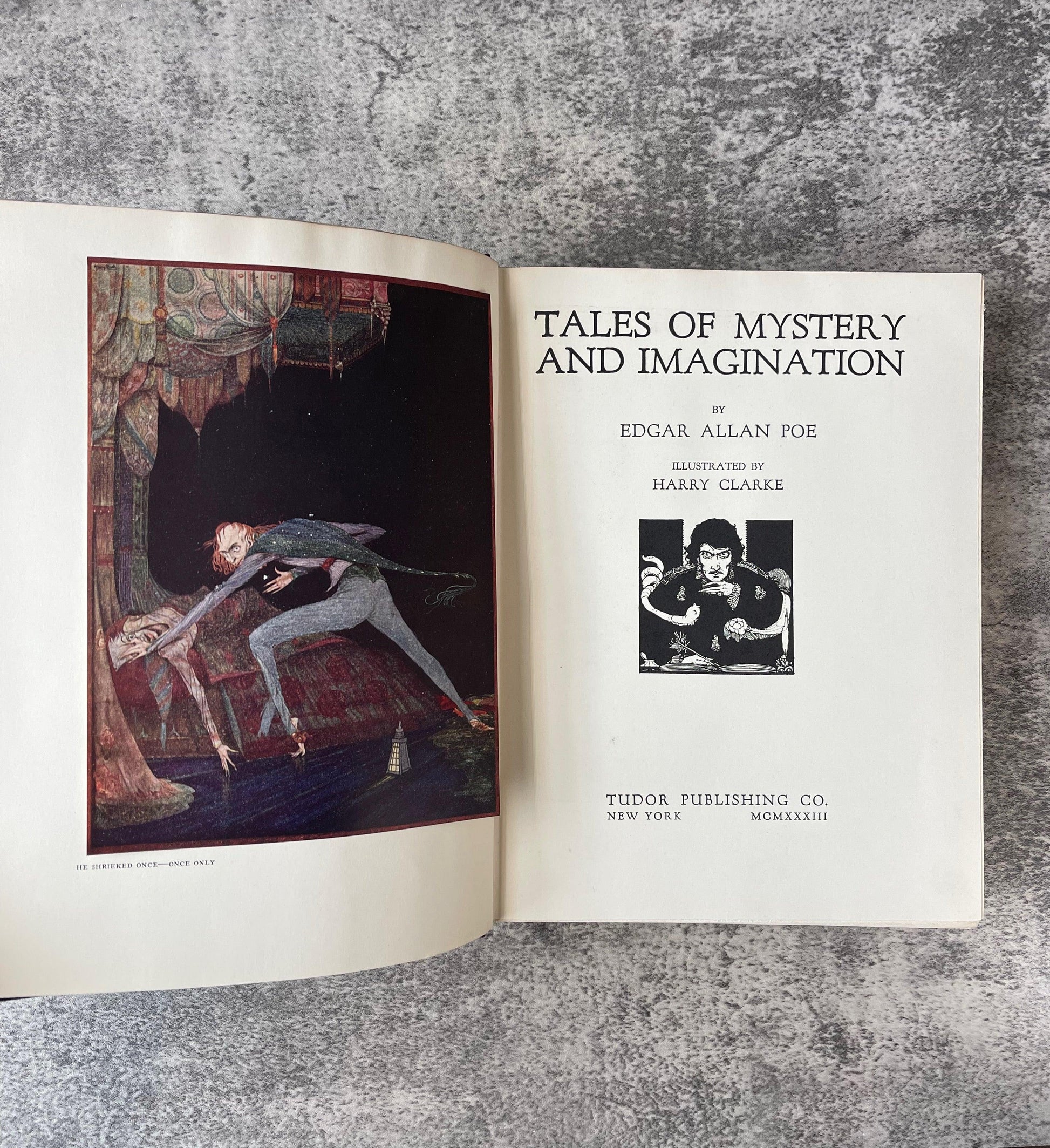 Tales of Mystery and Imagination / First Tudor Edition / 1933 - Precious Cache