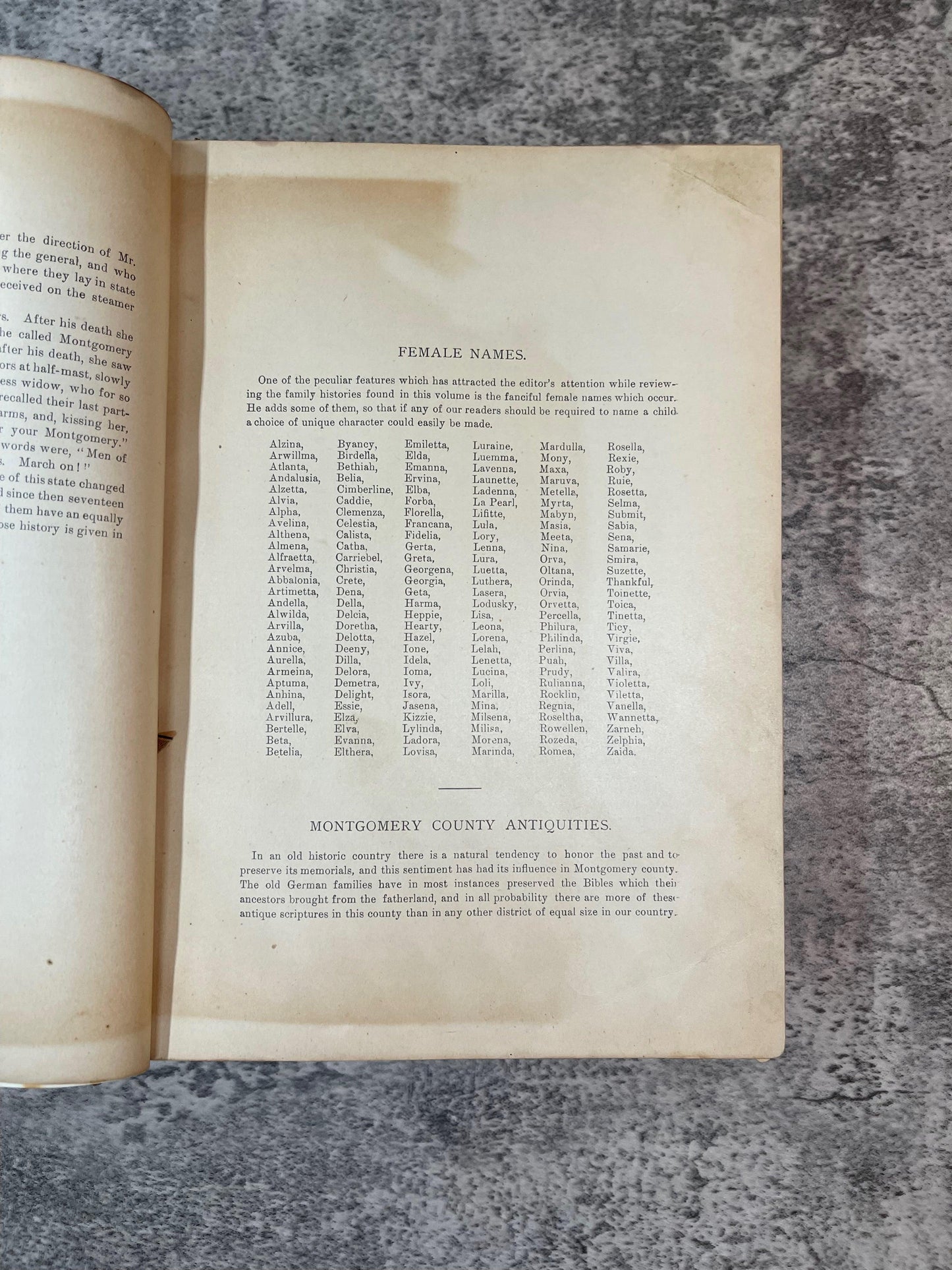 History of Montgomery County / 1892 - Precious Cache
