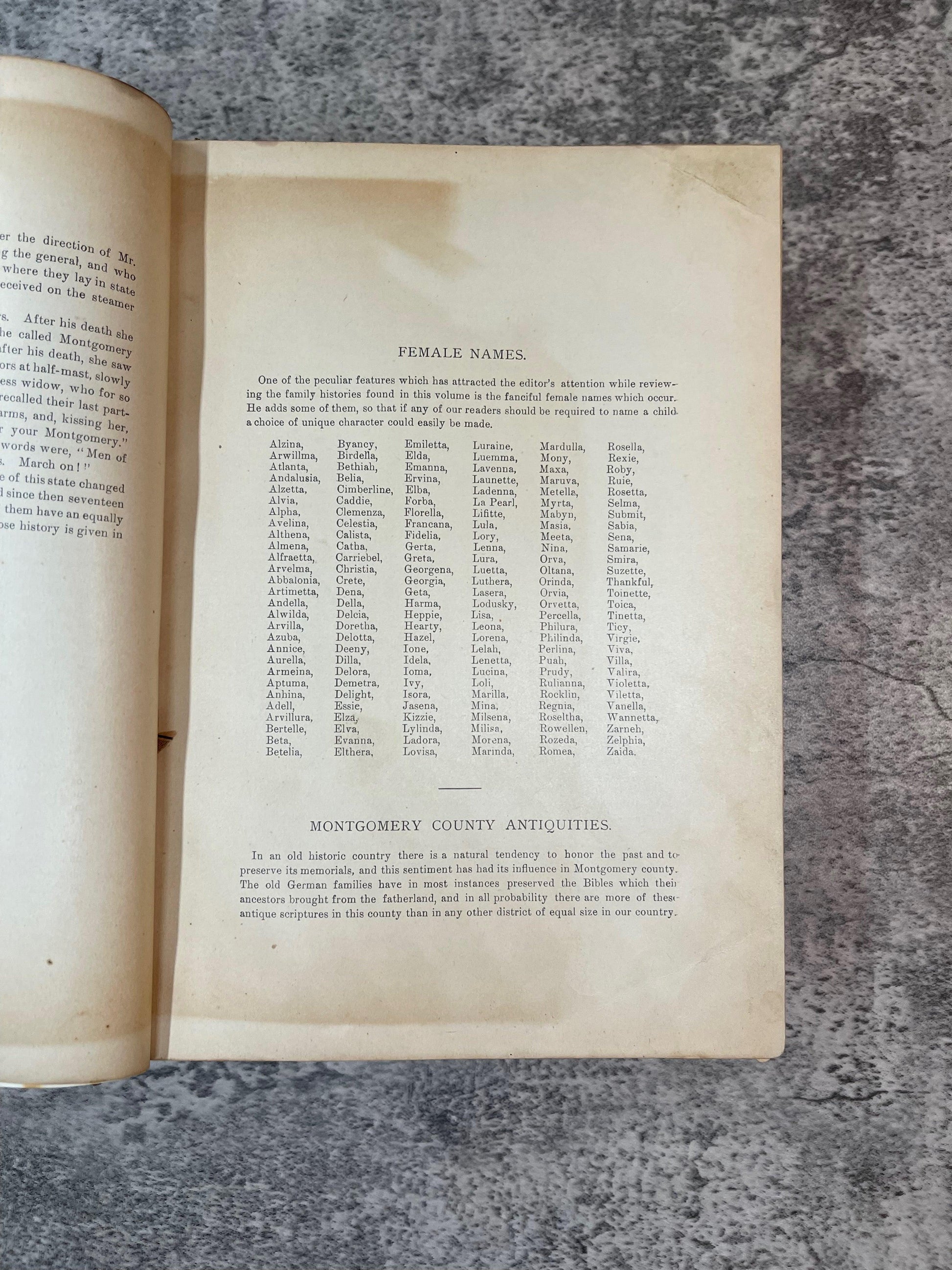 History of Montgomery County / 1892 - Precious Cache