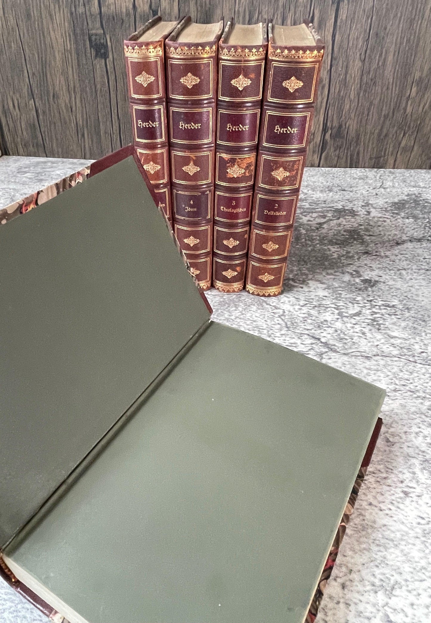 Herders Werke / 5 Volume Set / c1900 - Precious Cache