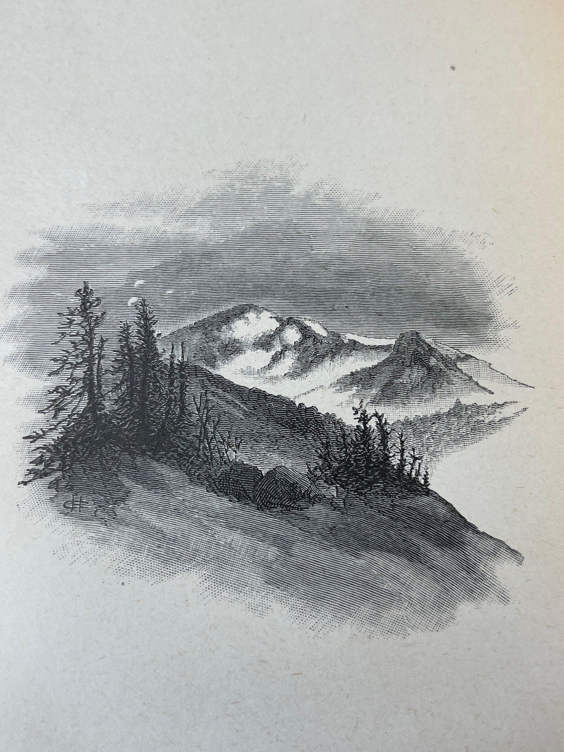Mountain Trails and Parks In Colorado / Scarce / 1888 - Precious Cache