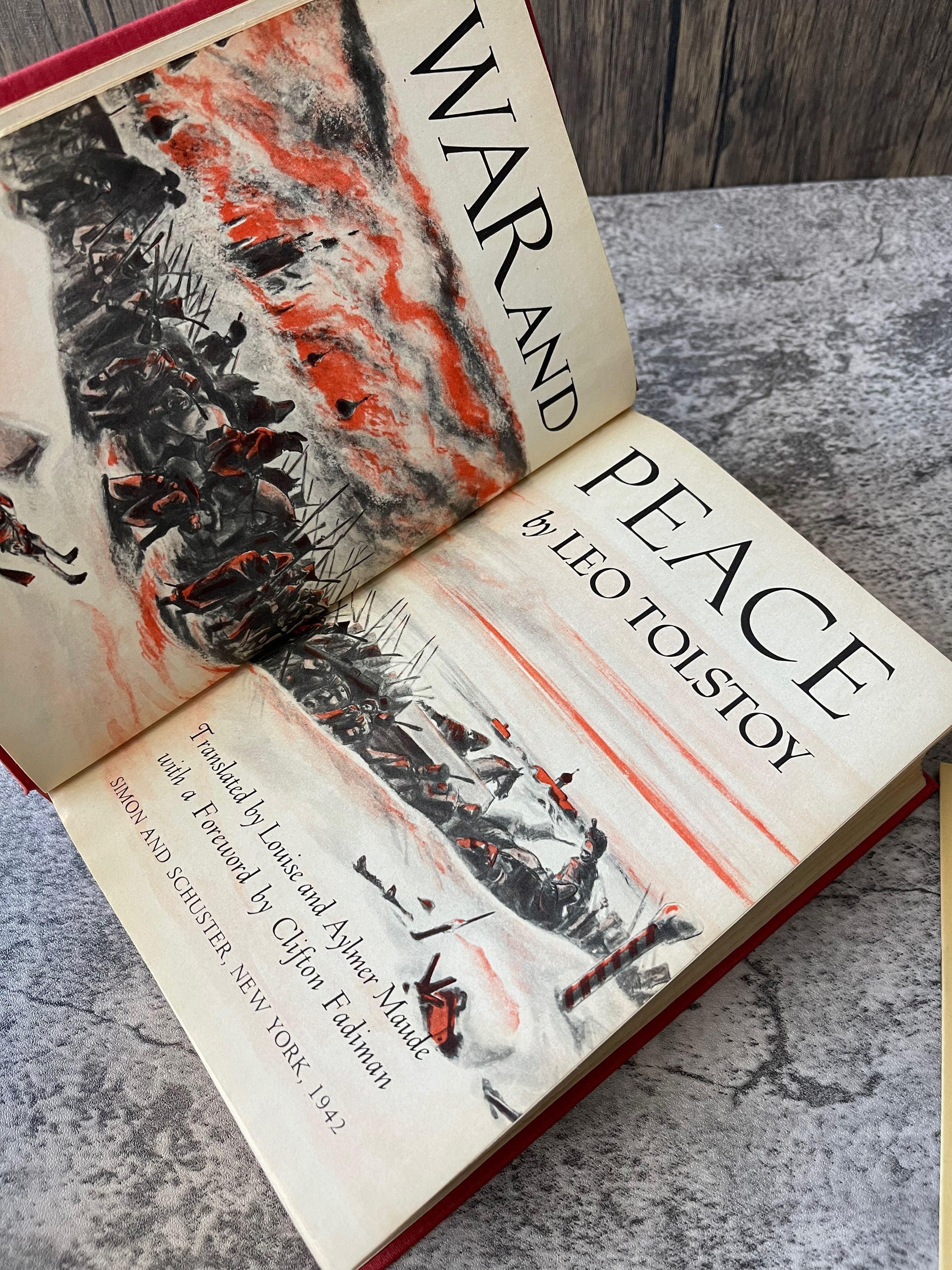 War and Peace / The Inner Sanctum Edition / 1942 - Precious Cache