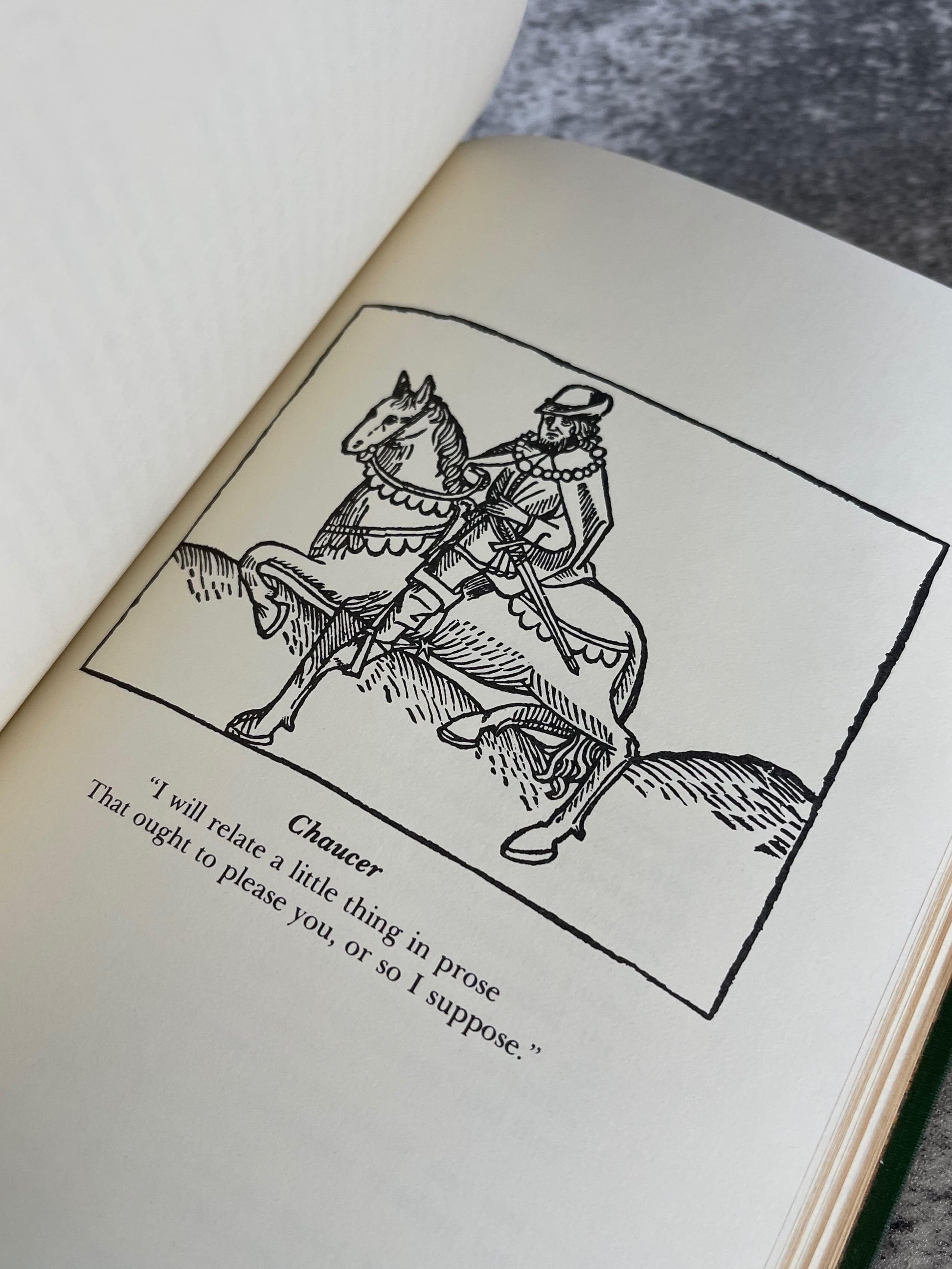 Canterbury Tales / The Franklin Library / Quarter Bound Leather / 1981 - Precious Cache