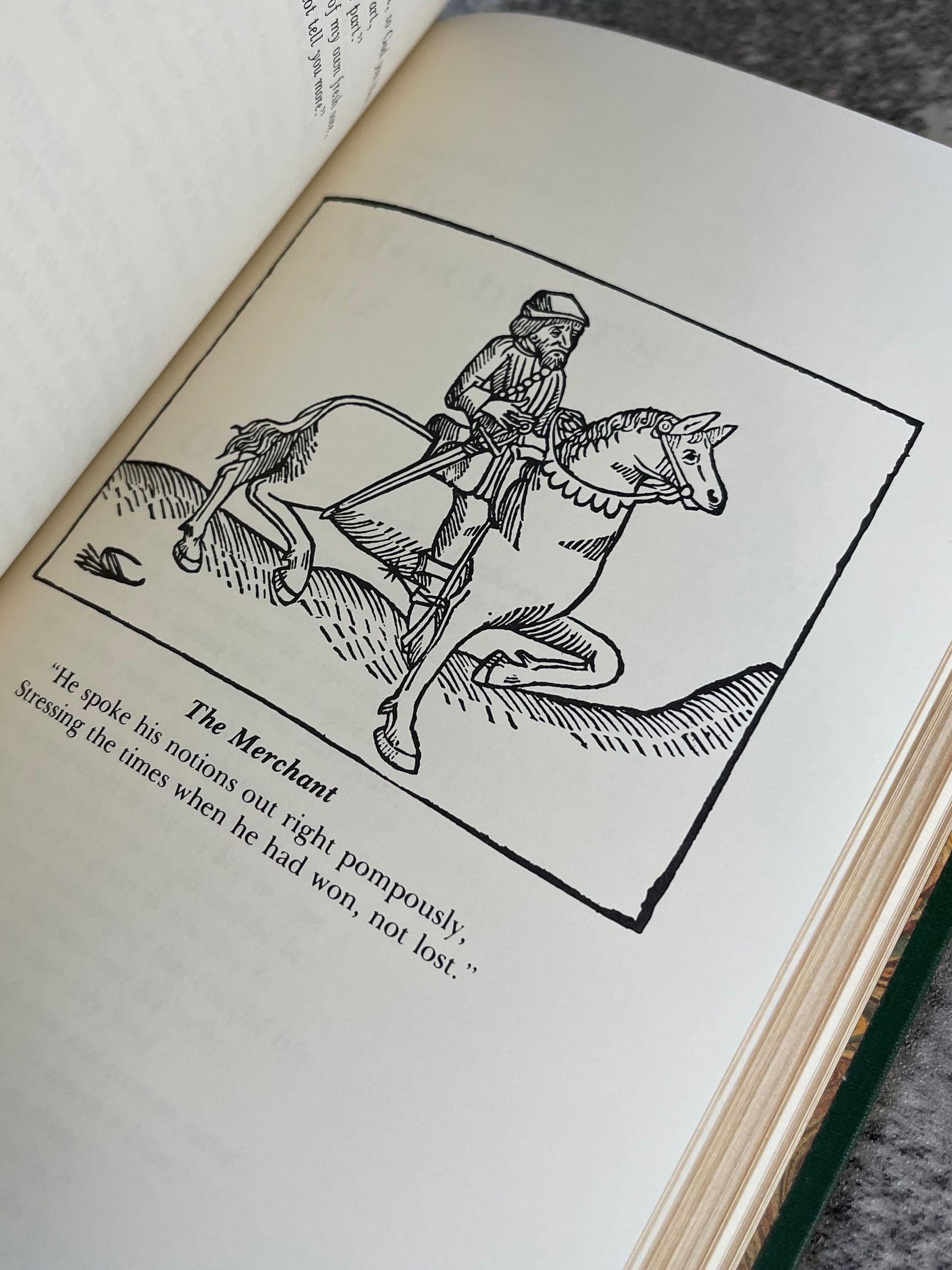 Canterbury Tales / The Franklin Library / Quarter Bound Leather / 1981 - Precious Cache