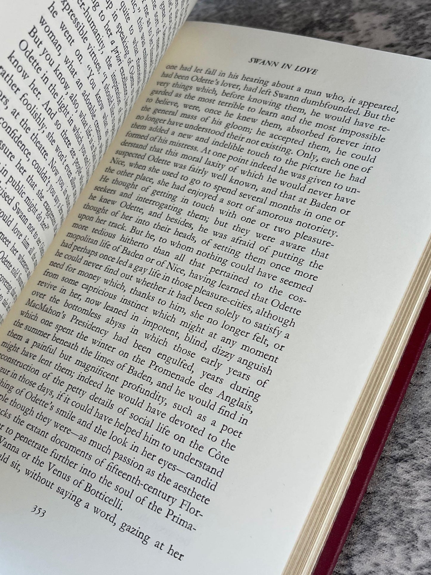 Swann's Way / The Franklin Library / Quarter Bound Leather / 1981 - Precious Cache