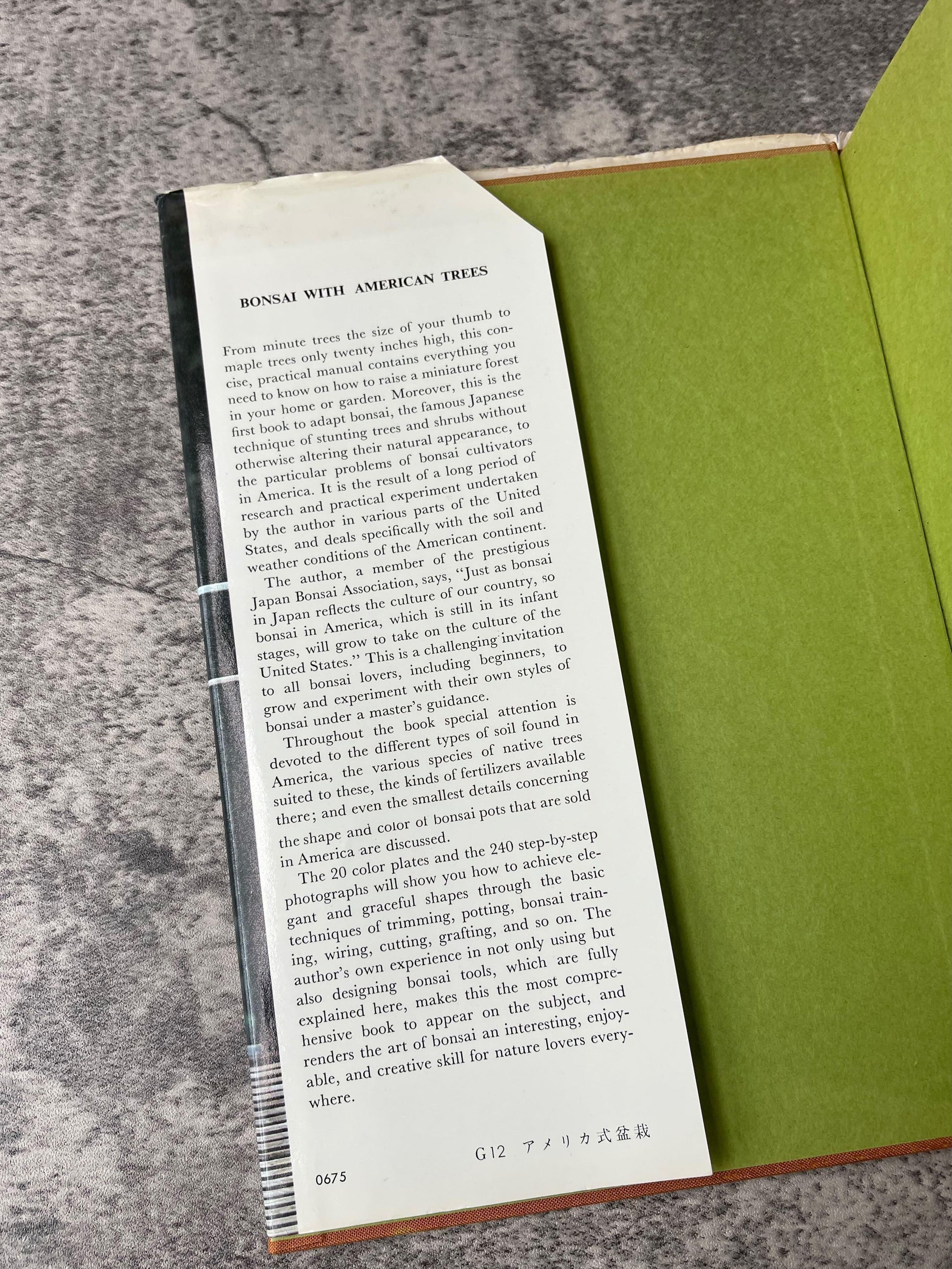 Bonsai with American Trees / First Edition, First Print / 1975 - Precious Cache