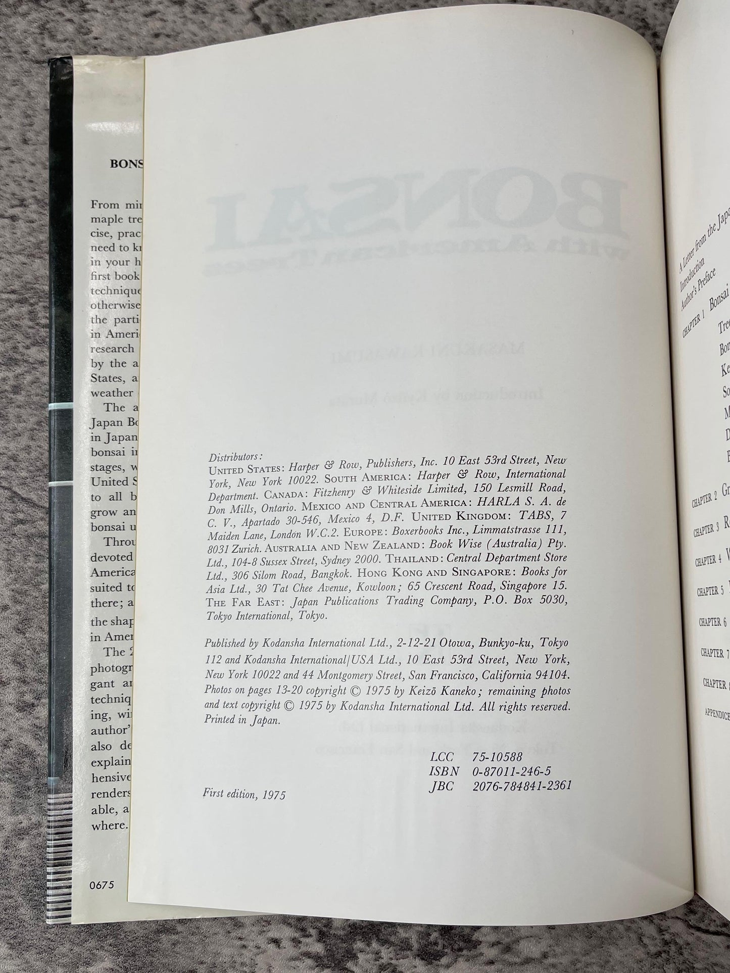Bonsai with American Trees / First Edition, First Print / 1975 - Precious Cache