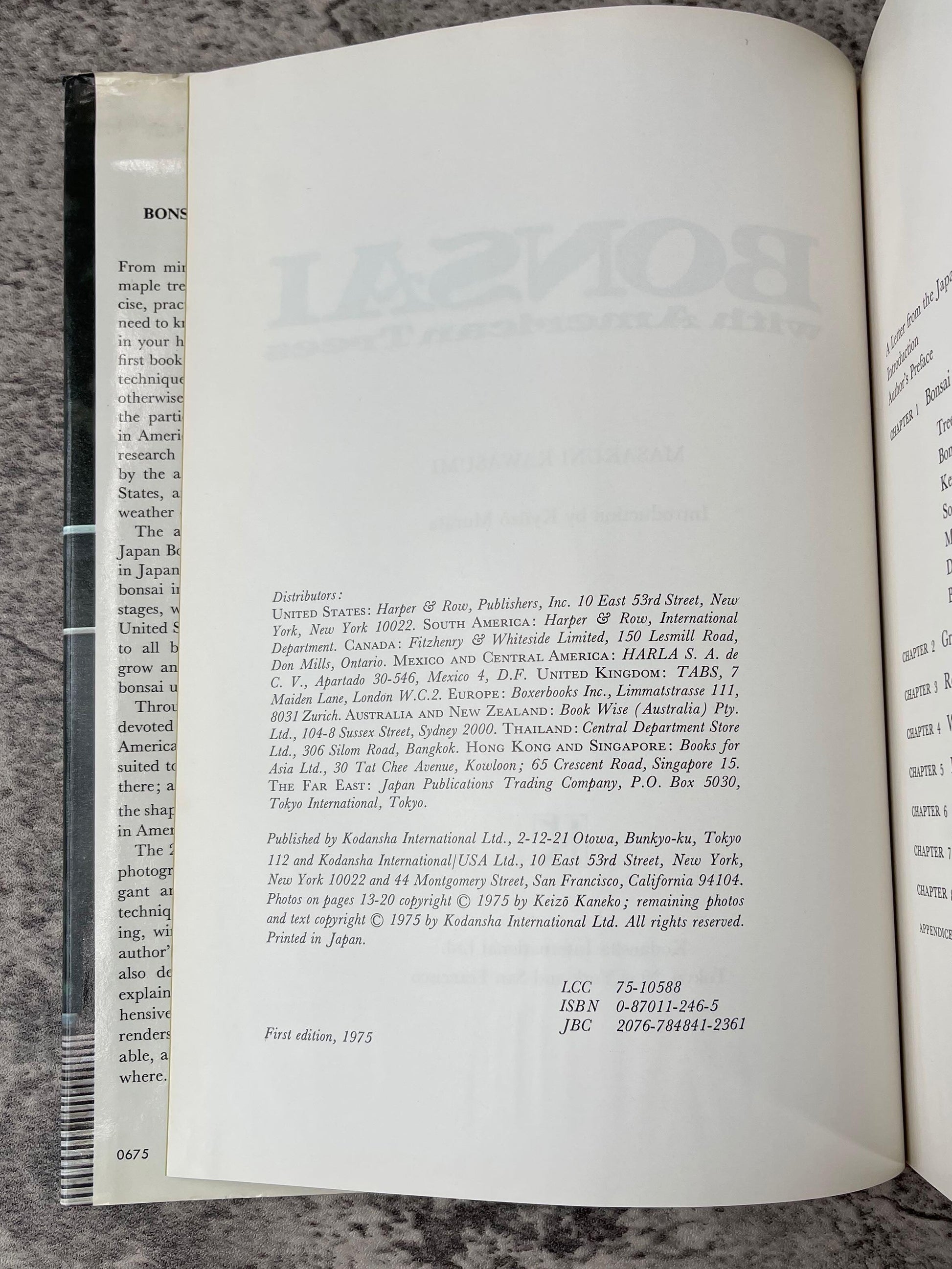 Bonsai with American Trees / First Edition, First Print / 1975 - Precious Cache