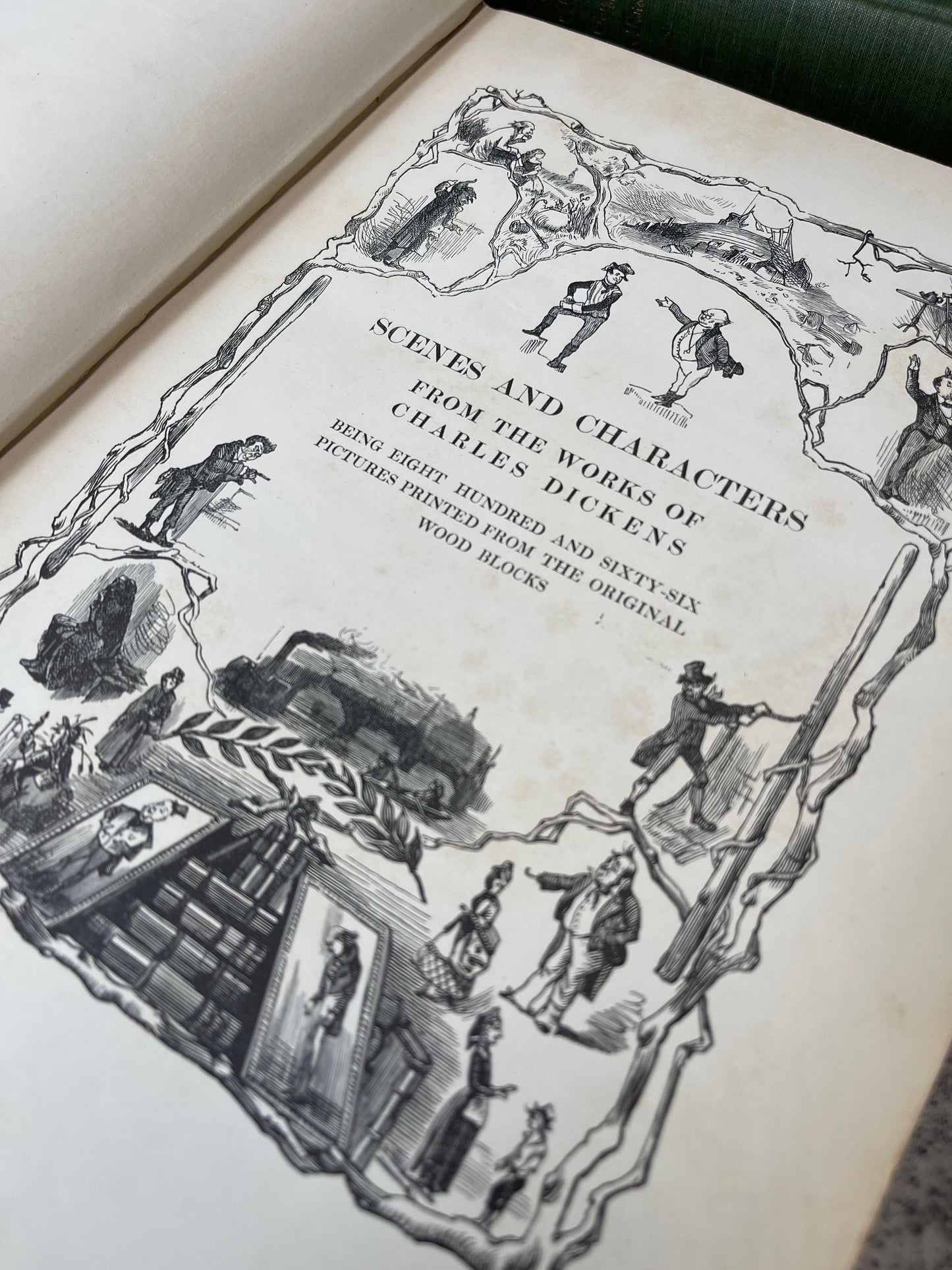 Scenes And Characters from The Works Of Charles Dickens / 1st Edition / MCMVIII (1908) - Precious Cache